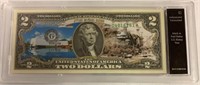 Authenticated Attack on Pearl Harbor $2 Bill