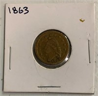 1863 Silver War Token