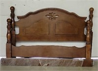 Four-Poster California King Wooden Bed Frame