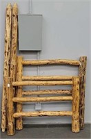 Twin Log Bed Frame