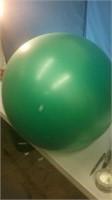 Big green exercise ball