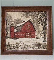 BARN WALL ART IN FRAME