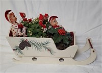 VINTAGE PIXIES IN A SLEIGH