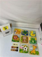 set of kids puzzle toys