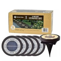 6-PIECE  LED Solar Disc Lights