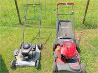 2 push mowers - working cond unknown