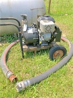 2" ID pump w/5.5 hp Briggs engine & suction hose