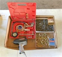 Craftsman 3/8"  air wrench, pins, tacks & air tool