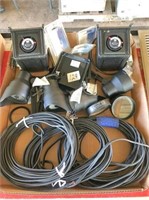 2-timers, 4-lights & approx. 150' wire