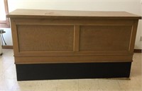 Wood service counter  6’ x 25”  wide  39” high