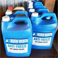 (9) Gallons Durex & Auto-Mate Anti-Freeze