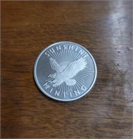 One Ounce Silver Round: Sunshine Mint #6
