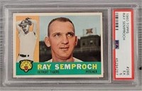 1960 Topps Ray Semproch Card: PSA EX 5