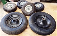 Wheel Barrow & Wagon Pneumatic Tires & Rims