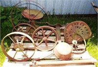 Steel Wheels, Implement Seats, Cast Iron & More