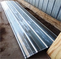(4) Sheets Galvanized Sheet Metal Roof Panels