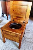 Vintage Wooden Commode / Toilet