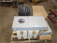 Pallet of electric landscape lighting and electric