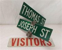 STREET SIGNS - THOMAS STREET & JOSEPH STREET