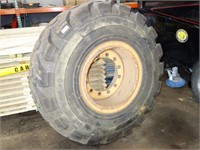 Case Loader rim and  Tire