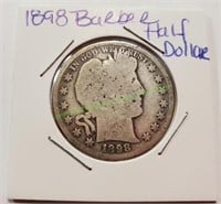 1989 Barber Half Dollar
