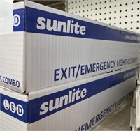 Sunlite Exit/ Emergency Light Combo LED 04338-su