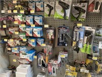 LOT:  Staplers, Staples, Glue Guns, Rivet tools