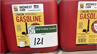 Gasoline 2 Gallon (7) 1 Gallon (3) Red Can