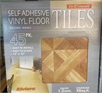 Vinyl Floor Tiles, Boxes  of 45sqft  12x12 Rt6082