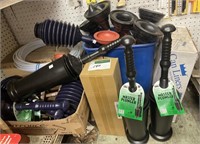 LOT:  Toilet Plungers & Can liners