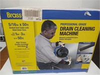 Professional drain cleaning machine