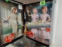 GROUP OF 3 NEW IN BOX I LOVE LUCY AND BARBIE DOLLS