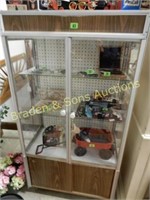 USED 60" X 30" LIGHTED DISPLAY CASE.