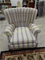 CONTEMPORARY WINGBACK CHAIRS.