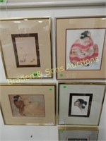 GROUP OF 4 FRAMED NATIVE AMERCIAN PRINTS BY RC