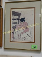GROUP OF 3 FRAMED NATIVE MAERICAN PRINTS.