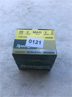 25- Remington 20 gauge 3” shells