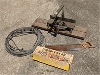 Miter Boxes & Steel Tow Cable