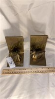 Duck Brass Bookends