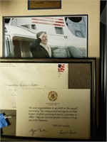 PRESIDENT BUSH & REGAN MEMORABILIA