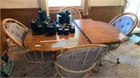 Table w/Four Chairs (Table -58” x 41” x 20” &