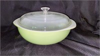 Lime Green Pyrex Bowl w/Lid