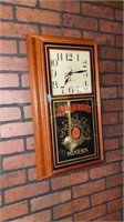 Seagram's Hanover Clock 13.5x24.5