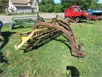 NEW HOLLAND 56 HAY RAKE- HAS LOTS OF WELDS BEST TO