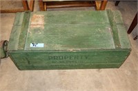 Green Wooden Trunk