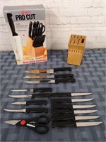 Rogers Pro Cut 15-Piece Cutlery Set w/ Block
