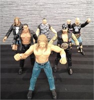 Lot of 6 WWE Attitude Era Wrestling Action Figures