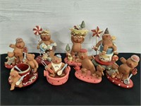 RUSS Holiday Gingerbread Man Figurines