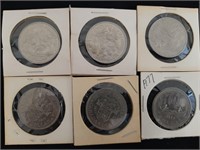 1970, 1971 & 1977 Canadian One Dollar Coins