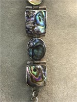 Sterling Silver Abalone Bracelet